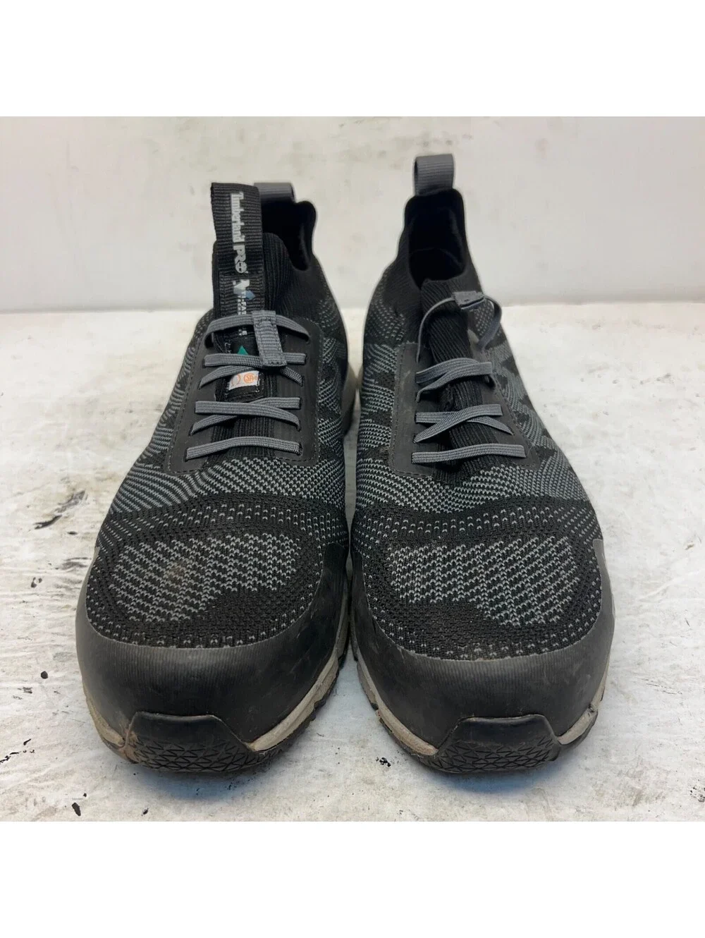 Timberland PRO Men's Radius Comp Toe Comp Plate A5V3Q Work Shoes Black Gray 9.5W